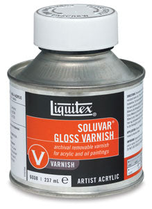  Liquitex Professional Soluvar Gloss Varnish, 237ml (8-oz) :  Everything Else