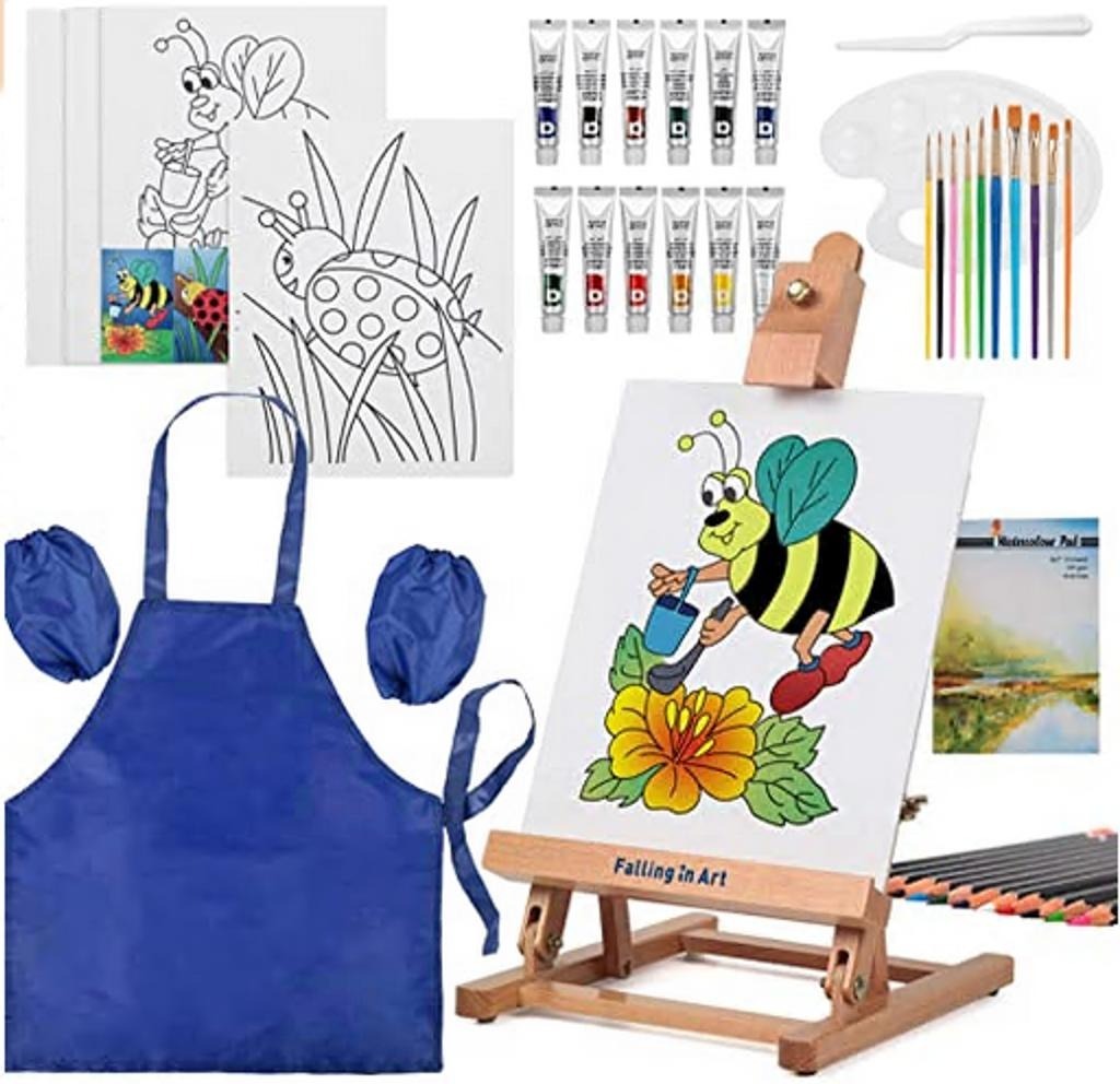 Kid's Art Supplies, Children's Easel, Children's Art Supplies